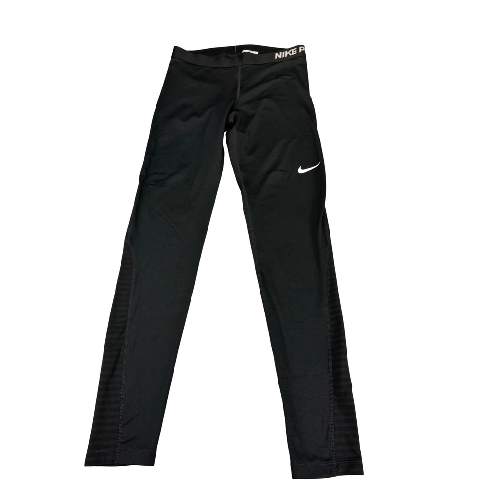 Nike Pro Dri-FIT Mens Compression Tights Black Base Layer Leggings Large